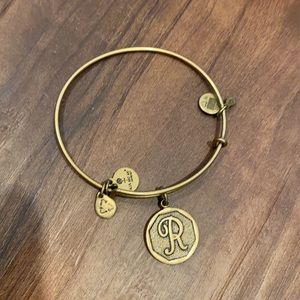 New Alex and Ani “R” gold bracelet